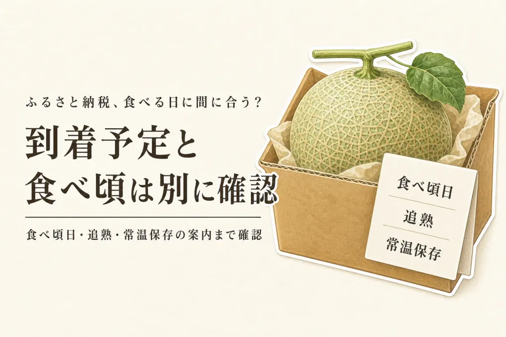 ふるさと納税のメロンは追熟が必要？食べる日に合わせる返礼品表示の見分け方
