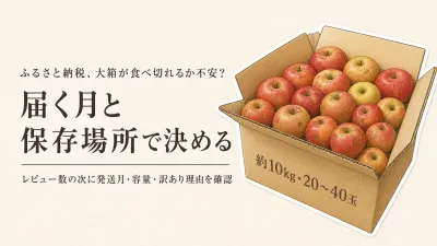 ふるさと納税の訳ありりんご10kg・訳あり柿ランキング｜秋冬の家庭用大箱をレビュー数順で比較